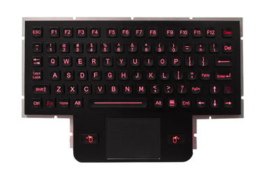 Industrielle Tastatur schroffen Edelstahls IP66 dynamischen hintergrundbeleuchteten USB