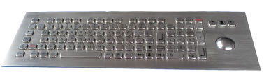 102 Schlüssel IP65 dynamischer waschbarer Edelstahl-industrielle Tastatur mit Rollkugel