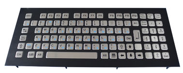 IP65 vandal proof stainless steel industrial keyboard 95 keys compact format