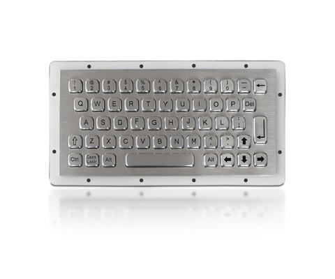 Kompakte Computer-Tastatur des Edelstahl-IP65 für industriellen Zugriffskontrollplatten-Berg
