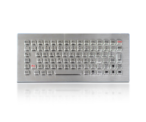IP65 Wasserdichte Tastatur für Schalttafeleinbau Robuste Industrietastatur aus Metall