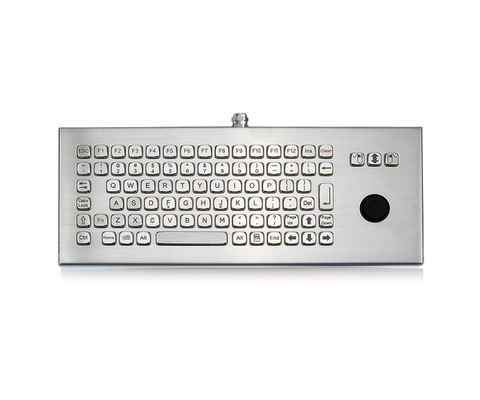 Wasserdichte Tastatur Edelstahl robust Drahtbetrieb für Desktop
