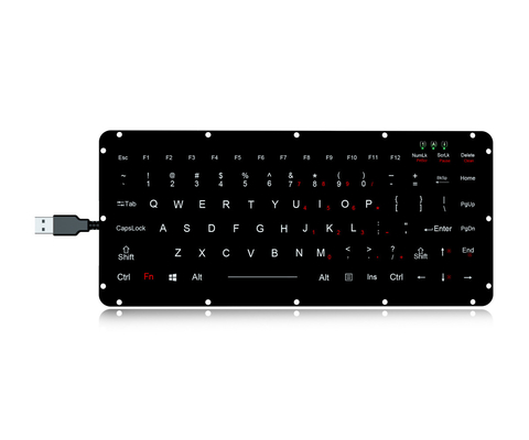 Kompakte Tastatur mit Hintergrundbeleuchtung