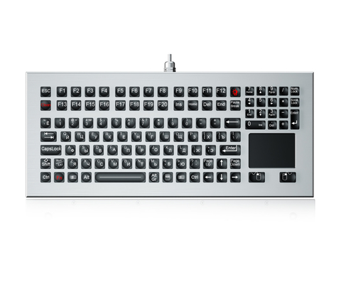 Industrielle Tastatur mit Touchpad und IP68 dynamisch wasserdichte Technologie