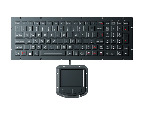 Ultradünne robuste Tastatur mit versiegeltem Touchpad und Militär-PCB