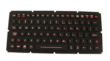 Dynamische Siegelindustrielle Tastatur des silikon-IP67 für Ruggedized Computer/Laptop