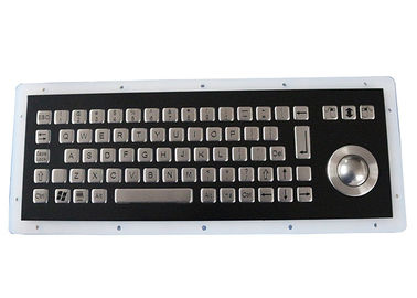 71 industrielle Tastatur der Schlüssel-IP67 mit Rollkugel-Schwarz-Metallplatten-Berg-Edelstahl