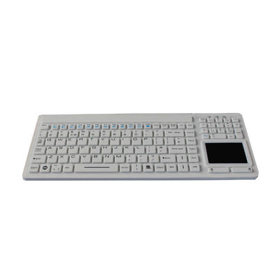 Wasserdichte Tastatur 17mA des medizinischen Grad-PS2 mit Berührungsfläche