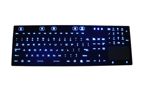 Waschbare Silikon-Tastatur industriell mit numerische Tastatur-Hintergrundbeleuchtung
