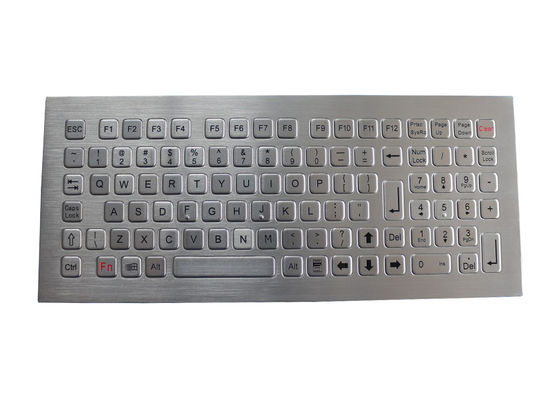 Washable 96 Keys Industrial Metal Keyboard Outdoor With FN Keys