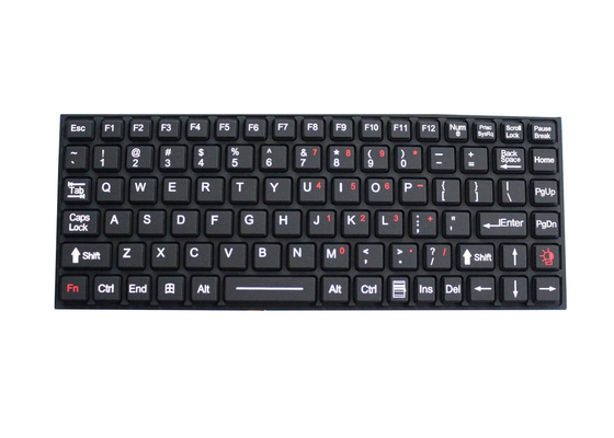 Schlüssel der Emc-Gummisilikon-Tastatur-weiße Hintergrundbeleuchtungs-89 für Ruggedized Computer