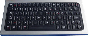 Silikonkautschuk IP68 ruggedized Tastatur mit Siegelaluminiummetallgehäuse für Labor, Klinik