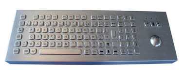100 Schlüssel verkratzen Beweisedelstahltastatur mit optischer Rollkugel und numerischer Tastatur