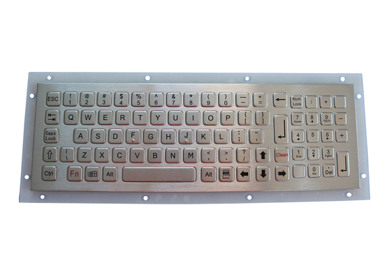 Metall Siegeledelstahl-Tastatur dynamisches waschbares SUS304 bürstete