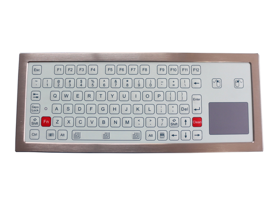 Stahlplatten-Membran Ruggedized Schlüssel IP68 der Tastatur-81 mit Berührungsfläche