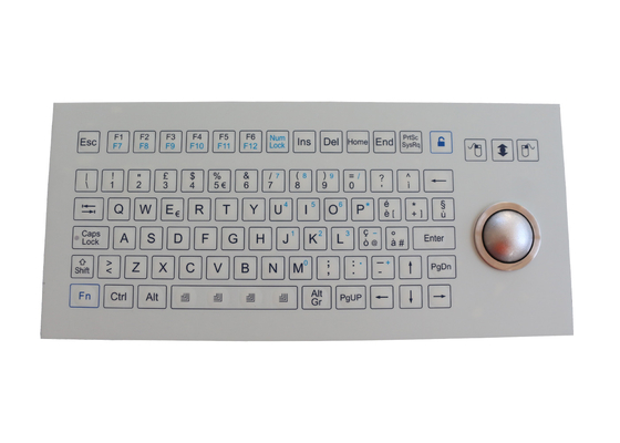 Schlüssel der medizinische Membran-industrielle Tastatur-84 mit 38mm optischer Rollkugel