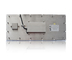 IP65 Schwarzes Marine Keyboard Backlit Vandal Resistant  Edelstahl schroff