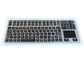 116 Schwarzes Vandproof-Edelstahl-industrielle Tastatur der Schlüssel-IP67 mit Berührungsfläche