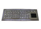 2mm Schlüsselreise-drahtlose Tastatur mit Berührungsflächen-Edelstahl-Kiosk IP67