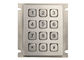 Bank ATM-Matrix-Platten-Berg-Tastatur IP67 veranschlagte 12 Schlüssel-Metalledelstahl