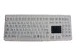 Wasserdichte medizinische Tastatur 17mA des Silikonkautschuk-PS2 mit Berührungsfläche
