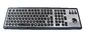 Einfache Tastatur der Reinigungsmetallplattenberg-Tastatur/usb mit der Rollkugel schmutzfest