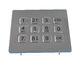 IP65 Punktematrixmetall 12 befestigt numerische Tastatur des beständigen Telefons des Vandalen für industrielles