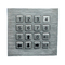 16 dynamischer waschbarer Vandalen-beständige Tastatur der Schlüssel-Edelstahl-Tastatur-IP67