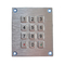 SUS304 bürstete Metall Schlüssel, das der numerischen Tastatur-IK09 12 Format für Bank-Kioske zusammenpressen
