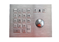 Vandalismus-Edelstahl-Rollkugel, die Devicel mit integrierter numerischer Tastatur zeigt
