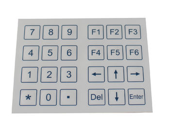 24 Schlüssel-Staub-Beweis-industrielle Membran-Tastatur mit Punktematrix