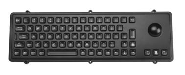 Metallische industrielle Metallip65 usb-Tastatur mit mechanischen Rollkugel- und Polymerschlüsseln
