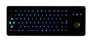Schwarze Marinesoldatusb-Platten-Berg-Tastatur mit optischer Rollkugel