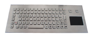85 Schlüssel Edelstahl-Computertastatur mit Berührungsfläche für industriellen Kiosk