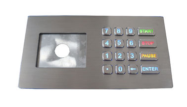 Numerische Tastaturen usb bunte von hinten beleuchtete Tastatur des Edelstahls IP67 mit LCD