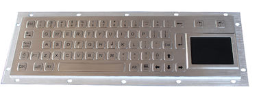 Gebürstete Metallindustrielle Tastatur des Kiosk-IP65 mit Berührungsfläche, Rückseitenberg