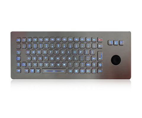 Metall verdrahteter hintergrundbeleuchteter Tastatur-Vandalen-Beweis mit Hula-Zeiger-Maus