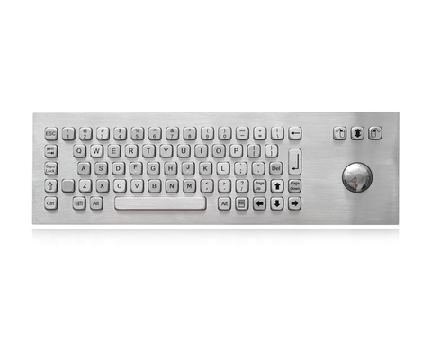 Des Vandalen-Beweis-SS Schlüssel IP65 Rollkugel-industrielle Kiosk-der Tastatur-69