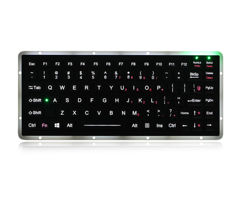 Langlebiges Gut bettete Militär-EMC-Tastatur mit Polymer-Schlüsseln ein
