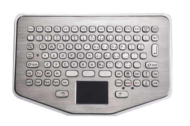 Mini-IP65-explosionsgeschützte Schreibtisch-Industrie-Metalltastatur mit wasserdichtem Touchpad