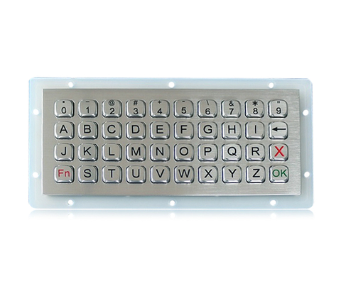 Schlüssel-Platten-Berg-Tastatur der Sicherheits-40, industrielle Metalltastatur wetterfest