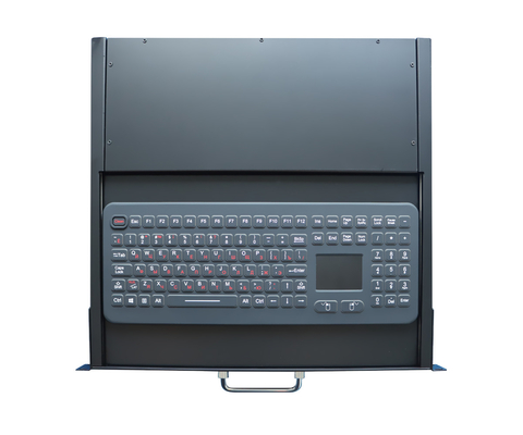 IP65 dynamische industrielle Schublade Tastatur robust PS2 USB mit Touchpad