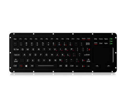 Robuste Silikon-Tastatur mit Hintergrundbeleuchtung, Touchpad-Tastatur