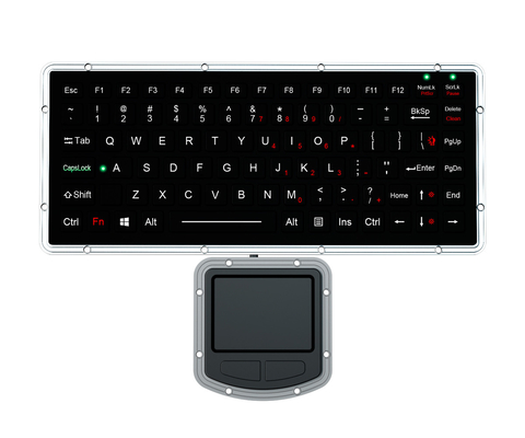 Doppel EMC Chiclet Tastatur mit Touchpad Ultra-Dünn Design Marine Tastatur