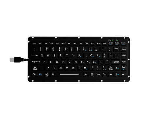 IP65 Silicone Robuste Tastatur Carbon On Gold Schlüssel Schalter Technologie mit Hintergrundbeleuchtung