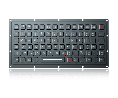 Kompakte leichte Silikon-Industrie-Tastatur IP65 Dynamisches Frontpanel