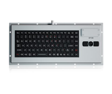 89 Tasten Militärtastatur IP67 Dynamisch versiegelt und langlebig eingebettete Silikon-Gummi-Tastatur