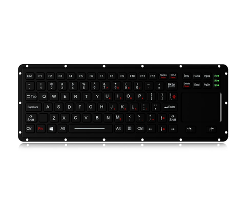 Militärische Trackball-Maus und robuste Tastaturkombination