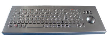 102 Schlüssel-Edelstahl-Tastatur 430.0mm x 155.0mm x 49.0mm Rostschutz