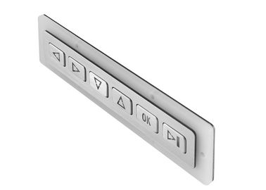 Edelstahl-Metalltastatur-industrielle Matrix IP67 imprägniern 6 Reise der Schlüssel-0.45mm
